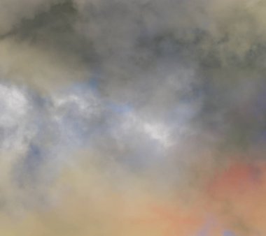 soyut grunge bulutlar, kopya alanı ile renkli arka plan