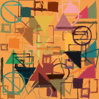 modern soyut geometrik desen arka plan