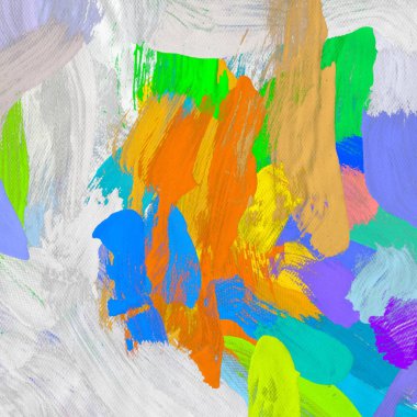 tuval arka plan üzerinde yaratıcı soyut Yağlıboya