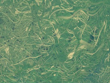 Yağlı boya ile soyut grunge arkaplan kaba desen lekeler