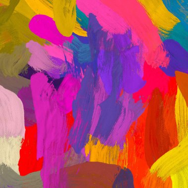 tuval arka plan üzerinde yaratıcı soyut Yağlıboya