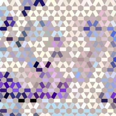 Renk fraktal geometrik soyut desen