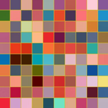 Geometrik desenlerle soyut sanat dokusu