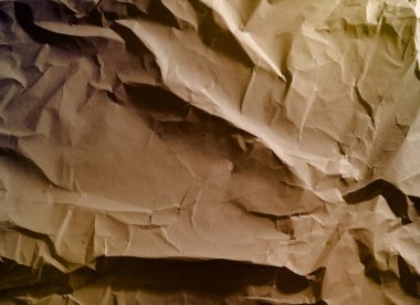 Buruşmuş kağıt dokusu arkaplanı.