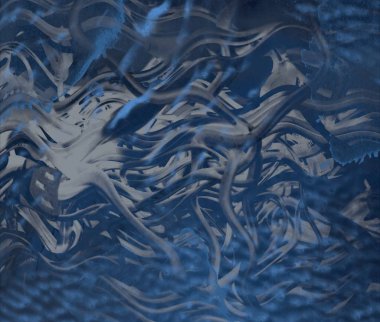 su ile mavi arka plan