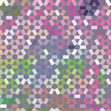 Renk fraktal geometrik soyut desen