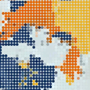 Geometrik desenli soyut arkaplan