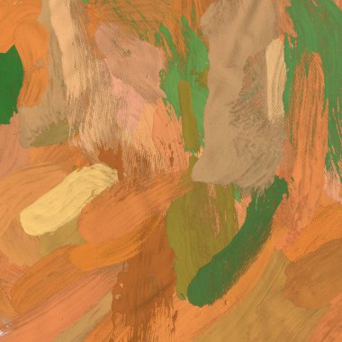 Tuval el yapımı yağlıboya. Renkli doku. Fırça darbeleri. Renkli görüntü. Modern sanat. Çağdaş sanat.