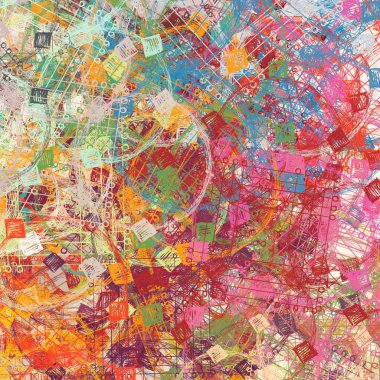 Çiçekli soyut grunge arkaplanı