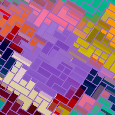 Geometrik desenli soyut doku