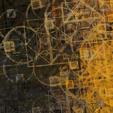 farklı desenlere sahip soyut grunge arkaplanı