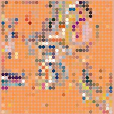 Geometrik desenli soyut doku