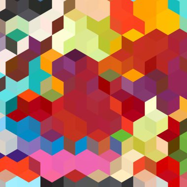 Geometrik desenlerle soyut sanat dokusu