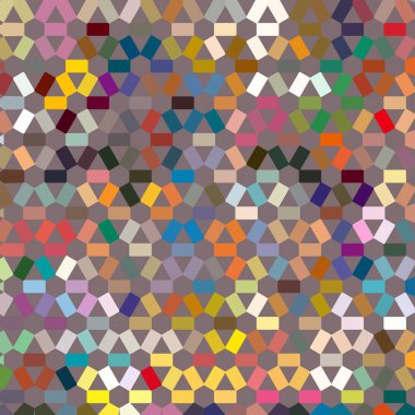 Renk fraktal geometrik soyut desen