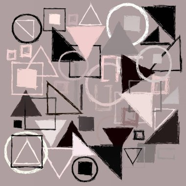 Geometrik desenli soyut doku