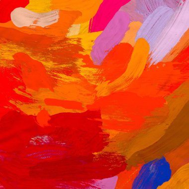 El yapımı tuvale yağlı boya. Soyut sanat dokusu. Renkli doku. Modern sanat eserleri. Yağlı boya darbeleri. Fırça darbeleri. Modern sanat. Çağdaş sanat. Sanatsal tuval.