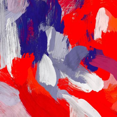 El yapımı tuvale yağlı boya. Soyut sanat dokusu. Renkli doku. Modern sanat eserleri. Yağlı boya darbeleri. Fırça darbeleri. Modern sanat. Çağdaş sanat. Sanatsal tuval.