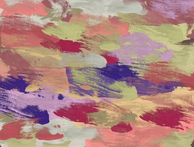 El yapımı tuvale yağlı boya. Soyut sanat dokusu. Renkli doku. Modern sanat eserleri. Yağlı boya darbeleri. Fırça darbeleri. Modern sanat. Çağdaş sanat. Sanatsal tuval.  