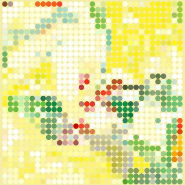 Geometrik desenli soyut doku