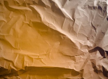 Soyut buruşturulmuş kağıt doku arka planı