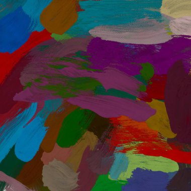 tuval arka plan üzerinde yaratıcı soyut Yağlıboya