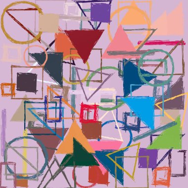 modern soyut geometrik desen arka plan