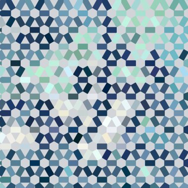 Renk fraktal geometrik soyut desen