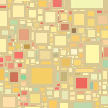 Soyut sanat dokusu. Kareler ile renkli doku. Modern sanat eserleri. Renkli görüntü