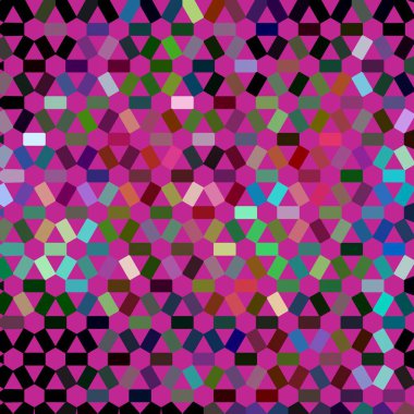 Renk fraktal geometrik soyut desen