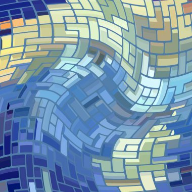 Geometrik desenli soyut doku