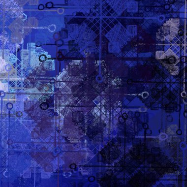 farklı desenlere sahip soyut grunge arkaplanı