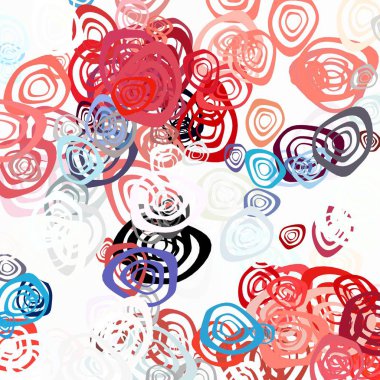 Kalpli soyut çiçek arkaplanı