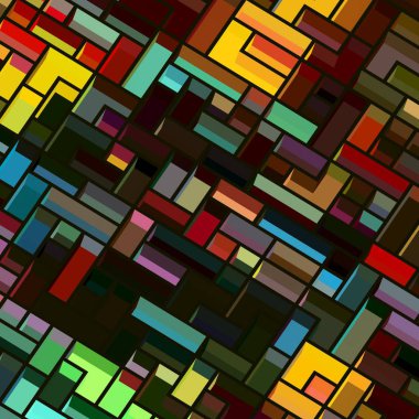 Geometrik desenli soyut doku