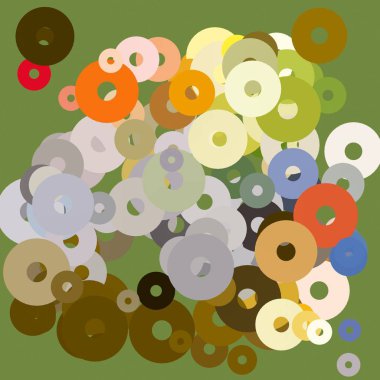 balonlar ile sevimli paskalya arka plan