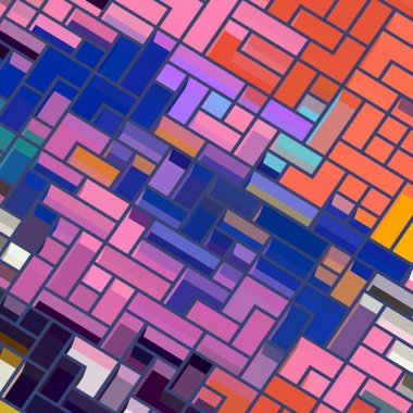 Geometrik desenli soyut doku