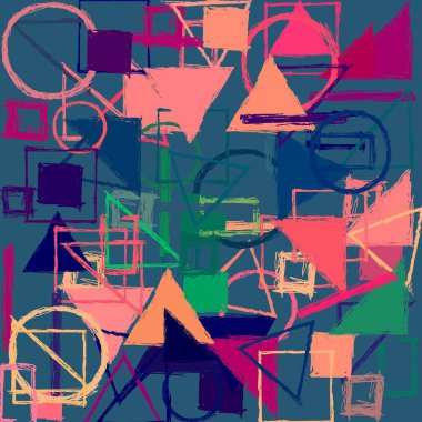 modern soyut geometrik desen arka plan