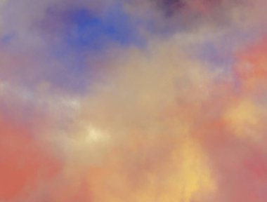 soyut grunge bulutlar, kopya alanı ile renkli arka plan