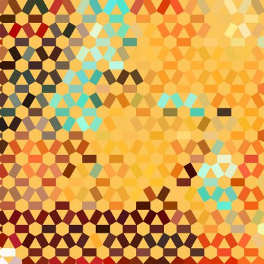 Renk fraktal geometrik soyut desen