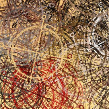 arka planda kırmızı yapraklar