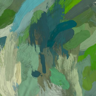 Tuval el yapımı yağlıboya. Renkli doku. Fırça darbeleri. Renkli görüntü. Modern sanat. Çağdaş sanat.