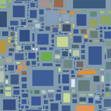 Soyut sanat dokusu. Kareler ile renkli doku. Modern sanat eserleri. Renkli görüntü