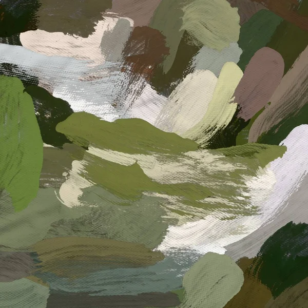 Tuval el yapımı yağlıboya. Renkli doku. Fırça darbeleri.