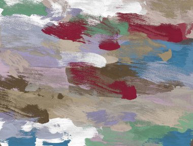 El yapımı tuvale yağlı boya. Soyut sanat dokusu. Renkli doku. Modern sanat eserleri. Yağlı boya darbeleri. Fırça darbeleri. Modern sanat. Çağdaş sanat. Sanatsal tuval.  