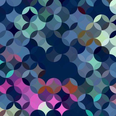 Renk fraktal geometrik soyut desen