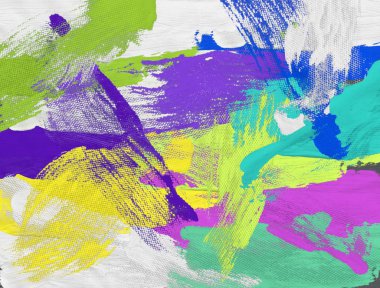 fırça ve boya ile soyut arka plan