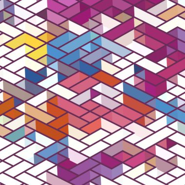 Geometrik desenli soyut doku