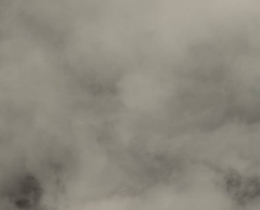 Siyah arka plan üzerinde sis, duman ve sis etkisi.