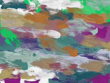 Renkli çiçeklerle soyut arkaplan.