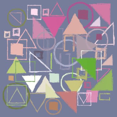 Geometrik desenli soyut doku