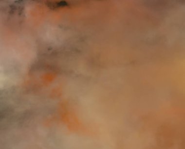 Turuncu mürekkep ve suluboya dokular beyaz kağıt arka plan üzerinde. Boya sızıntıları ve ombre etkileri.